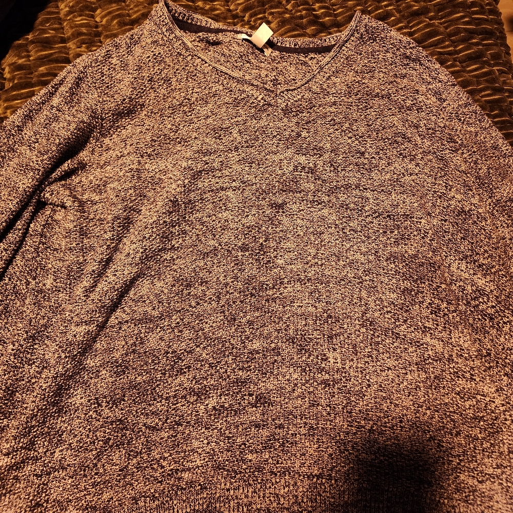 Croft & Barrow Purple Crew Neck Sweater